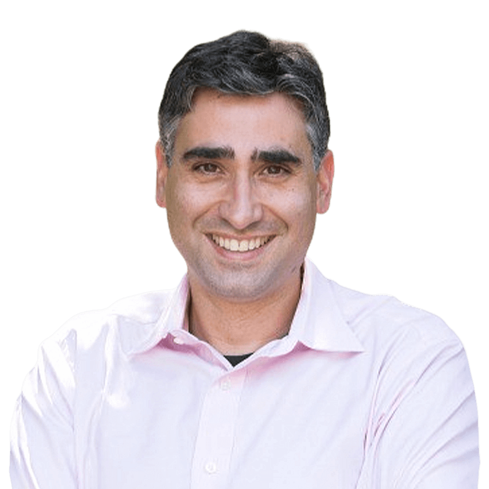 The keynote speaker Manya Ghobadi's face